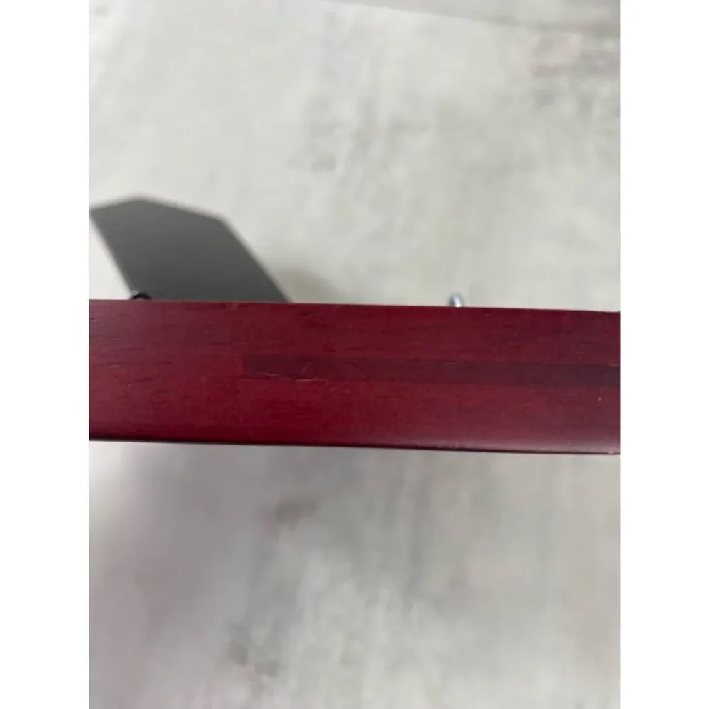 Vintage solid wood Red Ribbed Picture Frame - 4x6 Photo